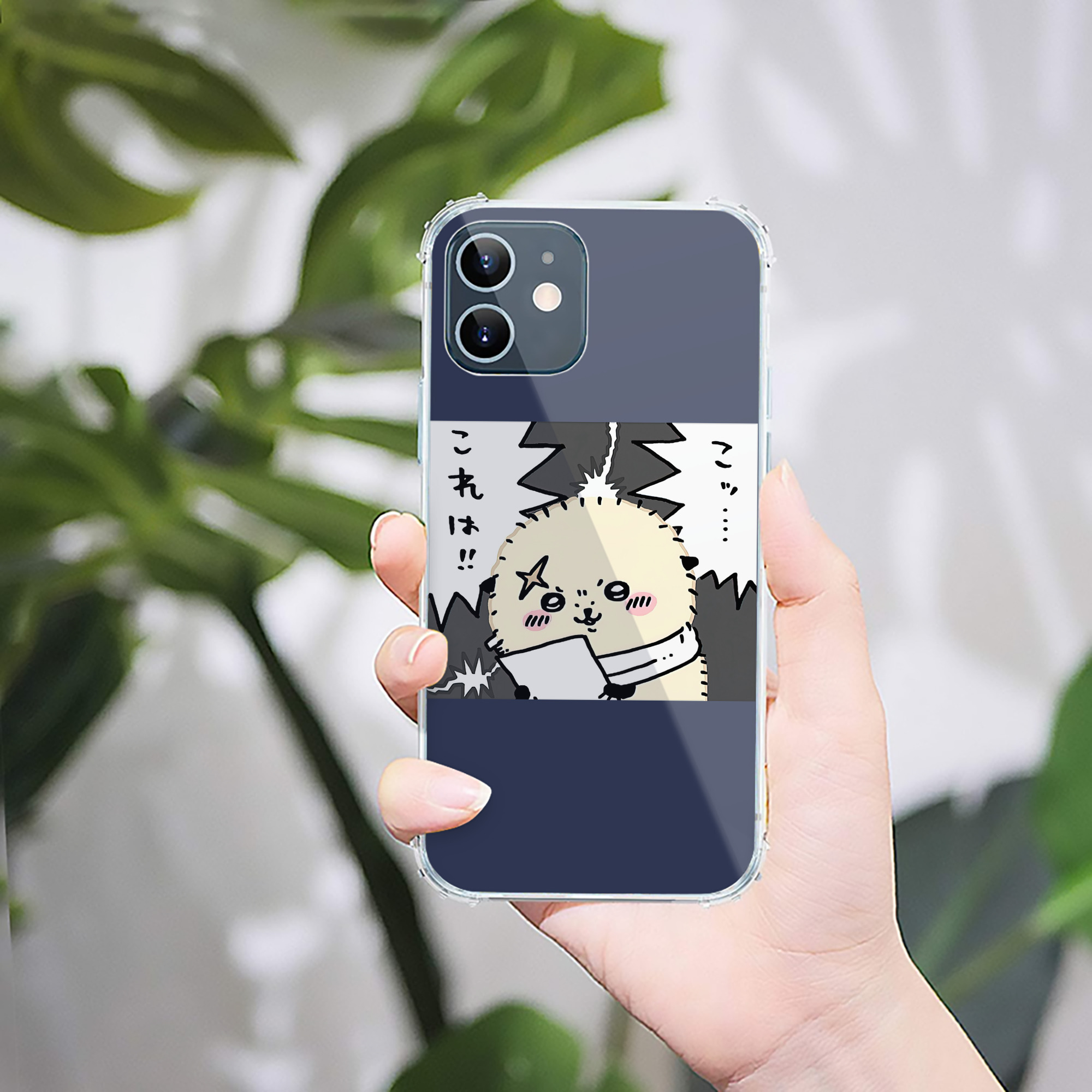 （画像用） ちいかわ ラッコ Chii-kawa Sea otter 【iPhone 12シリーズ対応】透明スマホケース（クリアソフトケース）